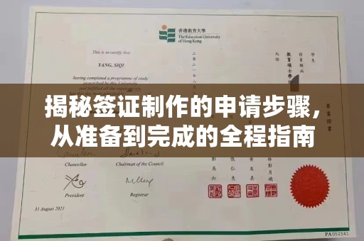 永寿揭秘签证制作的申请步骤，从准备到完成的全程指南